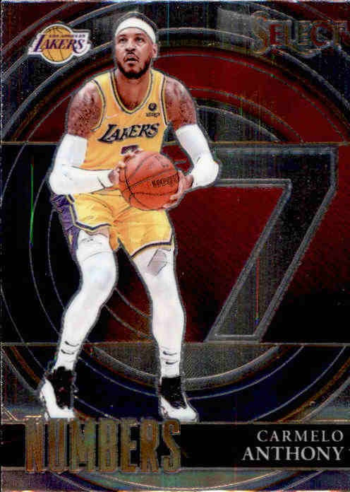 Carmelo Anthony, Numbers, 2021-22 Panini Select Basketball NBA