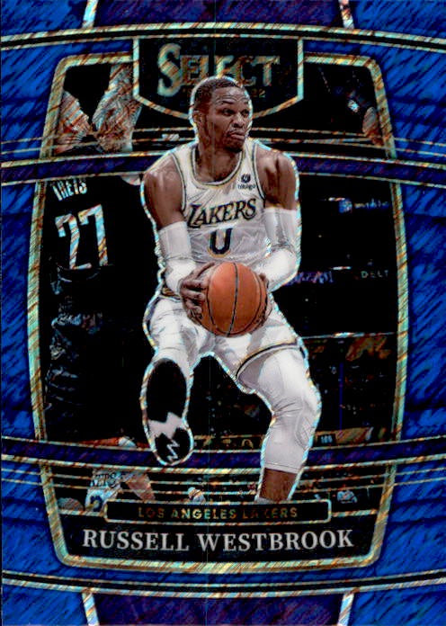 Russell Westbrook, Concourse Shimmer Prizm, 2021-22 Panini Select Basketball NBA