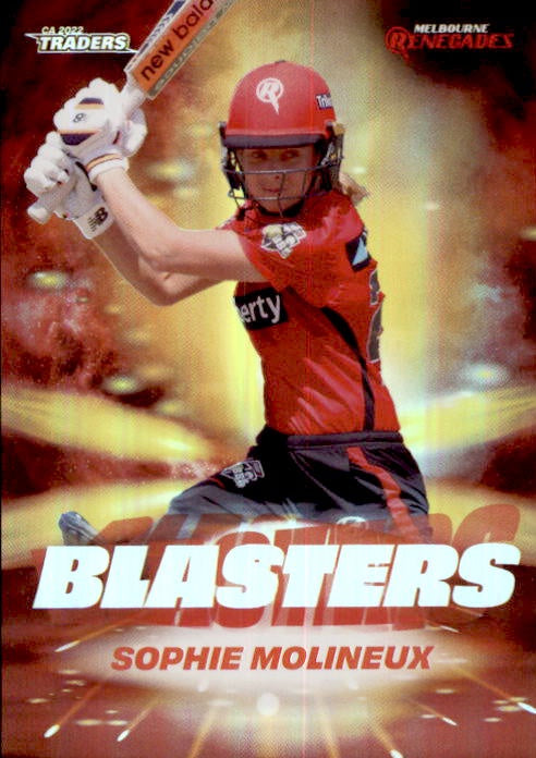 Sophie Molineux, Blasters, 2022-23 TLA Traders Cricket Australia & BBL Trading Cards