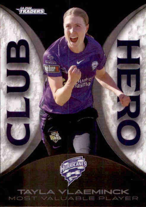 Tayla Vlaeminck, Club Hero, 2022-23 TLA Traders Cricket Australia & BBL Trading Cards