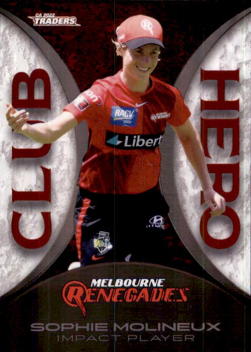 Sophie Molineux, Club Hero, 2022-23 TLA Traders Cricket Australia & BBL Trading Cards