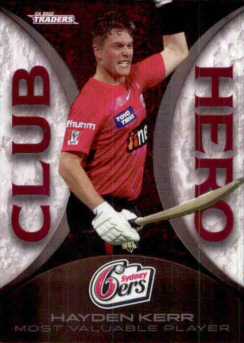 Hayden Kerr, Club Hero, 2022-23 TLA Traders Cricket Australia & BBL Trading Cards