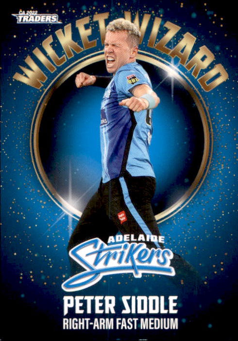 Peter Siddle, Wicket Wizard, 2022-23 TLA Traders Cricket Australia & BBL Trading Cards