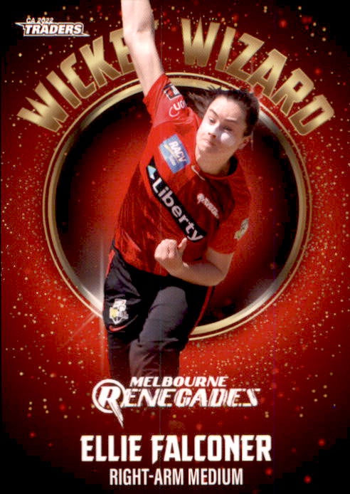 Ellie Falconer, Wicket Wizard, 2022-23 TLA Traders Cricket Australia & BBL Trading Cards