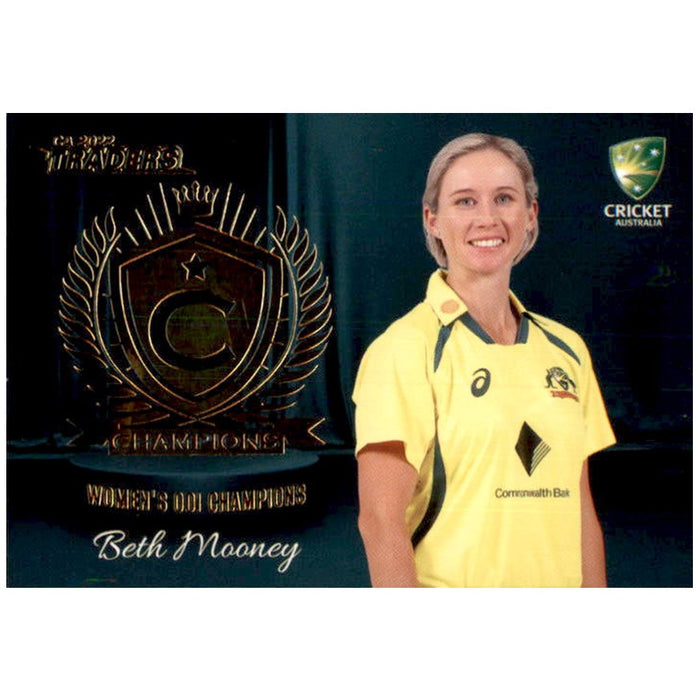 Beth Mooney, ODI Champions, 2022-23 TLA Traders Cricket Australia & BBL Trading Cards