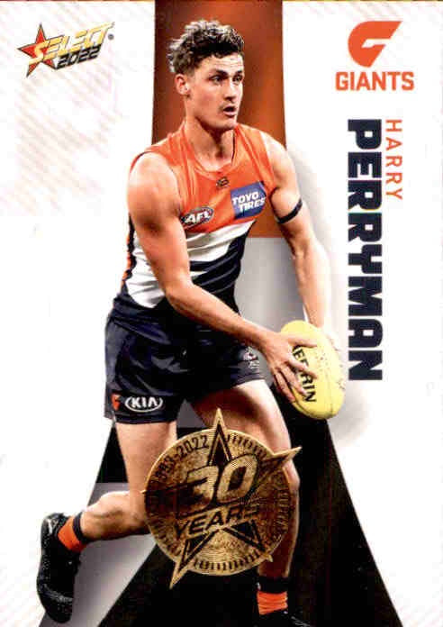 Harry Perryman, 30 Years Gold Seal, 2022 Select AFL Footy Stars