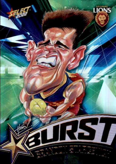 Brandon Starcevich, Starburst Shatter, 2022 Select AFL Footy Stars