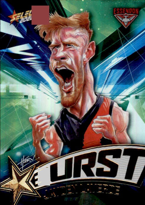 Jayden Laverde, Starburst Shatter, 2022 Select AFL Footy Stars