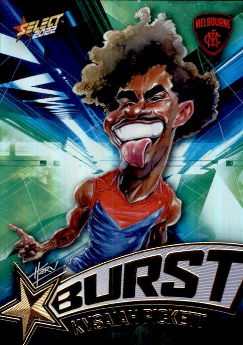 Kysaiah Pickett, Starburst Shatter, 2022 Select AFL Footy Stars