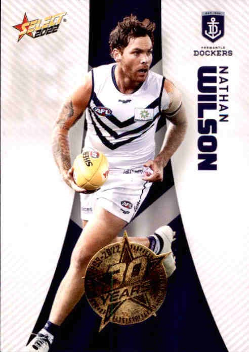 Nathan Wilson, 30 Years Gold Seal, 2022 Select AFL Footy Stars