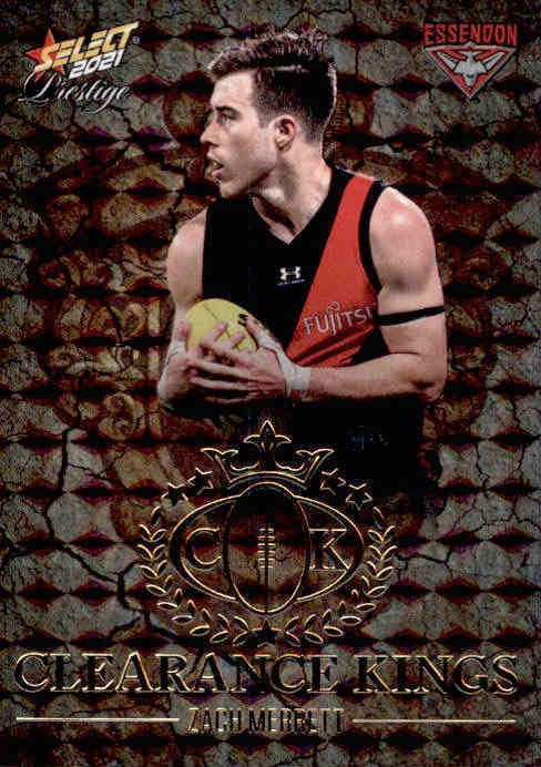 Zach Merrett, #118, Clearance Kings, 2021 Select AFL Prestige