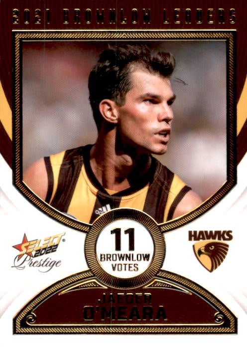 Jaeger O'Meara, Brownlow Leaders, 2022 Select AFL Prestige