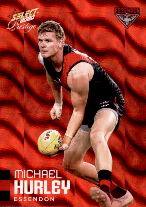 Michael Hurley, Red Parallel, 2020 Select AFL PRESTIGE Footy Stars