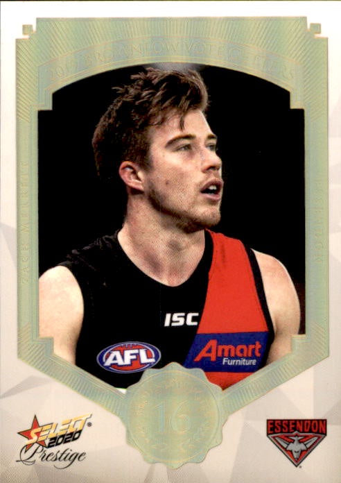 Zach Merrett, Brownlow Vote Getters, 2020 Select AFL PRESTIGE Footy Stars