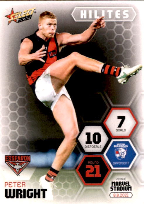 Peter Wright, Hilites, 2021 Select AFL
