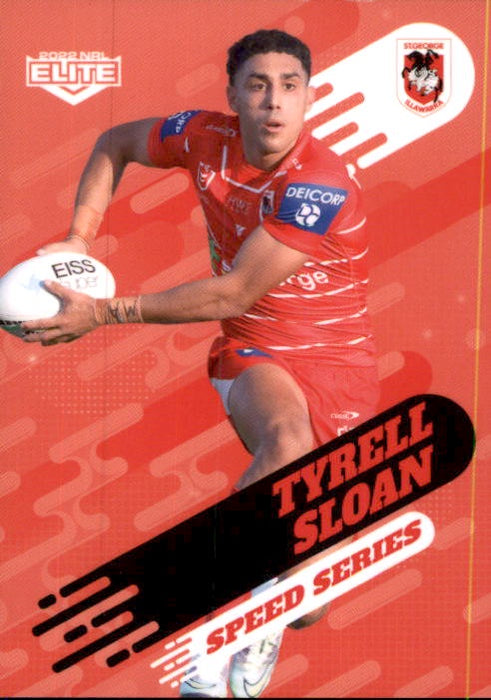 Tyrell Sloan, Speed Series, 2022 TLA Elite NRL Rugby League