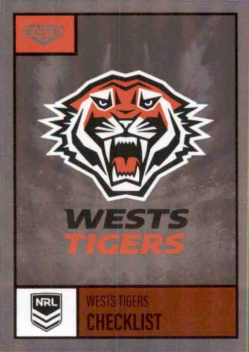 Wests Tigers Checklist, Silver Special, 2022 TLA Elite NRL Rugby League