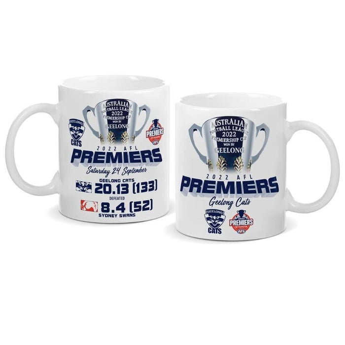 Geelong Cats AFL Premiers 2022 Ceramic Coffee Cup Mug