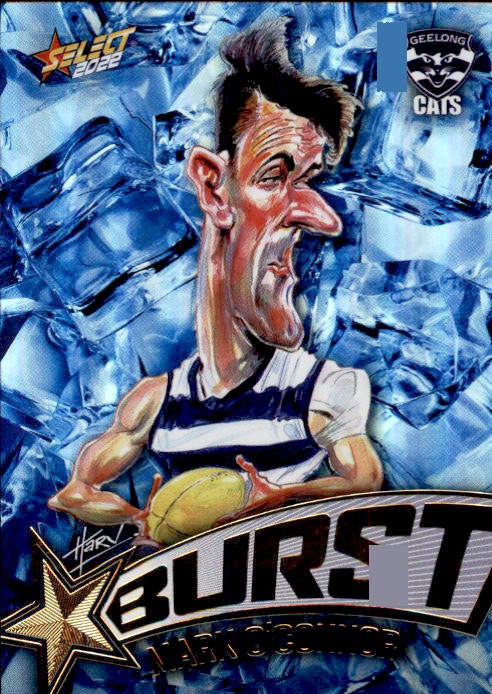 Mark O'Connor, Starburst Ice, 2022 Select AFL Footy Stars