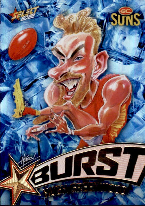 Hugh Greenwood, Starburst Ice, 2022 Select AFL Footy Stars
