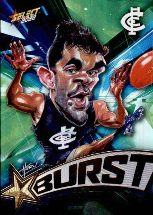 Jack Martin, Starburst Shatter, 2022 Select AFL Footy Stars