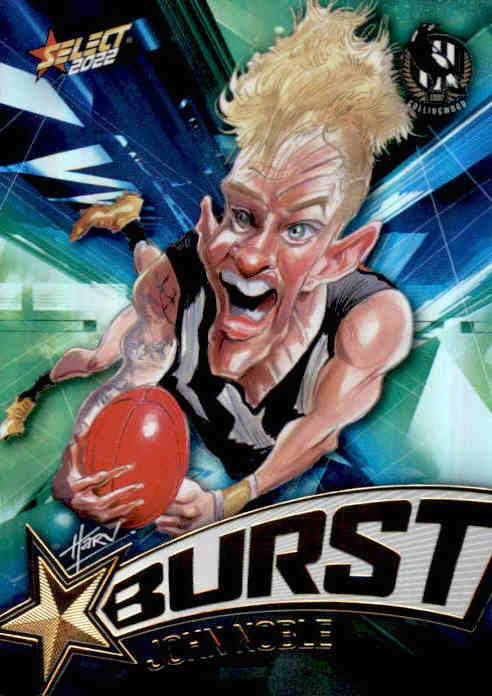 John Noble, Starburst Shatter, 2022 Select AFL Footy Stars
