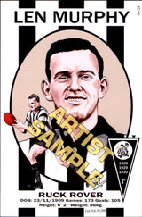 Collingwood Magpies Four-Peat Dynasty Premiers Card Set by Noel