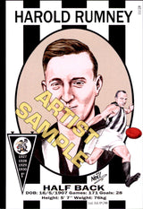 Collingwood Magpies Four-Peat Dynasty Premiers Card Set by Noel