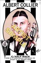 Collingwood Magpies Four-Peat Dynasty Premiers Card Set by Noel