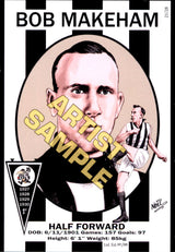 Collingwood Magpies Four-Peat Dynasty Premiers Card Set by Noel