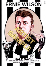 Collingwood Magpies Four-Peat Dynasty Premiers Card Set by Noel