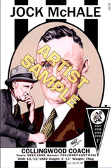 Collingwood Magpies Four-Peat Dynasty Premiers Card Set by Noel