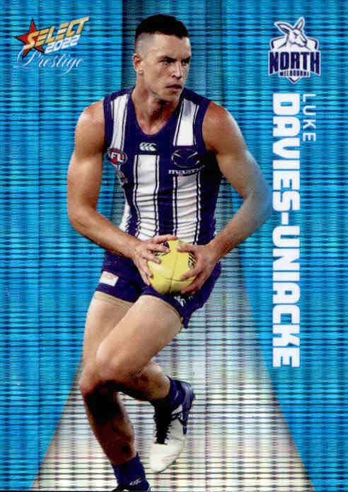 Luke Davies-Uniake, Blue Parallel, 2022 Select AFL Prestige