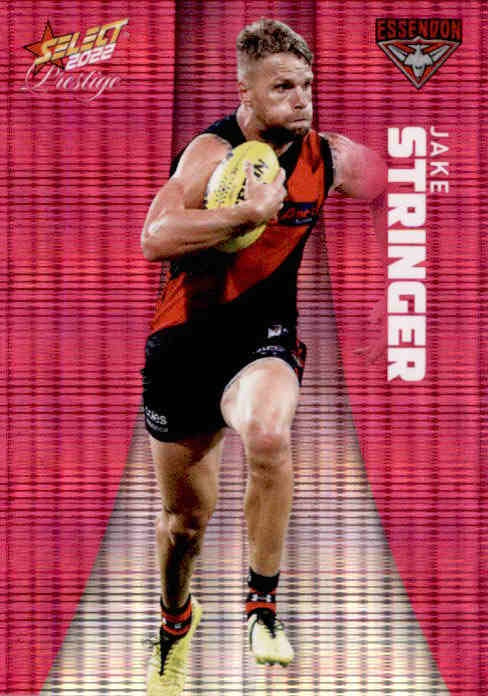 Jake Stringer, Pink Parallel, 2022 Select AFL Prestige
