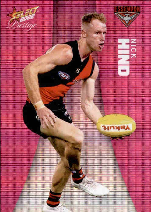 Nick Hind, Pink Parallel, 2022 Select AFL Prestige