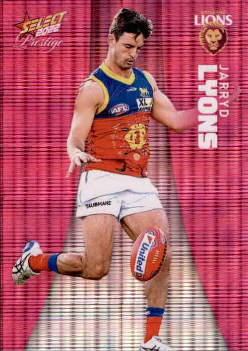 Jarryd Lyons, Pink Parallel, 2022 Select AFL Prestige