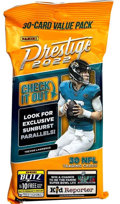 2022 Panini Prestige NFL Football Fat Pack