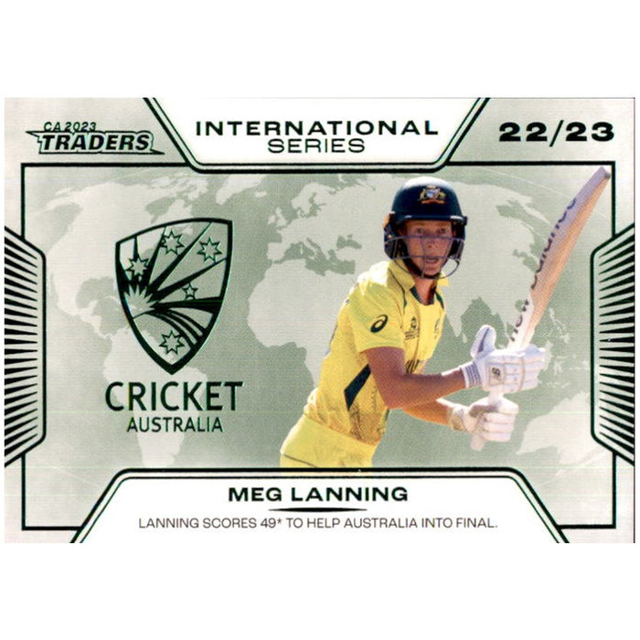Meg Lanning, International Series, 2023-24 TLA Traders Cricket
