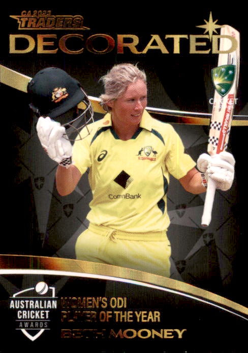 Beth Mooney, #04, Decorated, 2023-24 TLA Traders Cricket