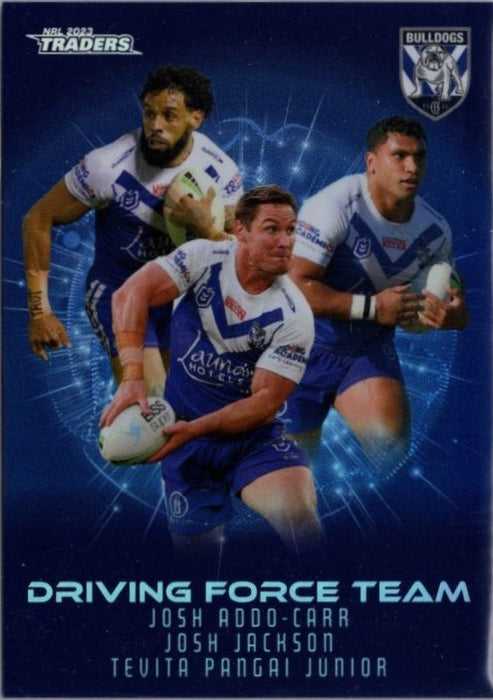Canterbury Bulldogs, Driving Force Team Case Card, 2023 TLA Traders NRL