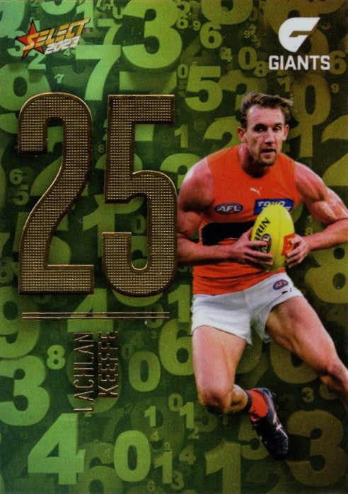 Lachlan Keeffe, Numbers, 2023 Select AFL Footy Stars