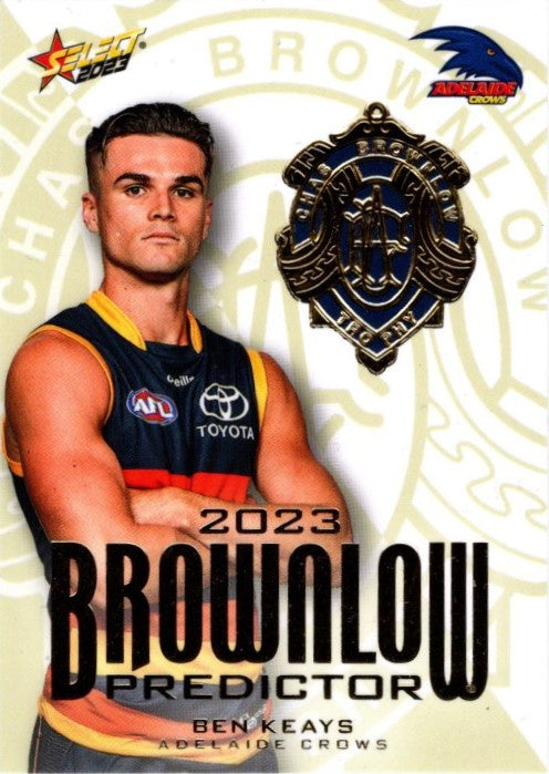 Ben Keays, Gold Brownlow Predictor, 2023 Select AFL Footy Stars
