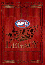 2023 Select AFL Legacy Base Cards - 1 to 100 - Pick Your Card