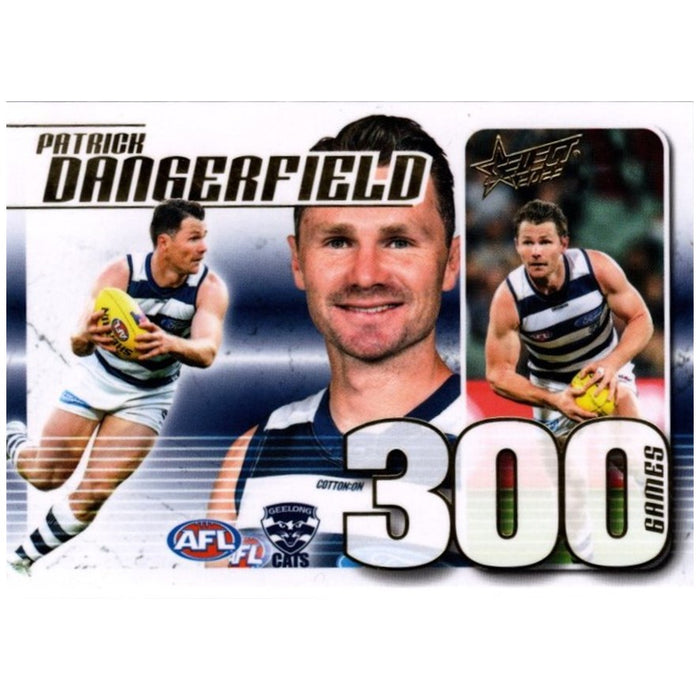 Patrick Dangerfield, 300 Game Case Card, 2023 Select AFL Footy Stars
