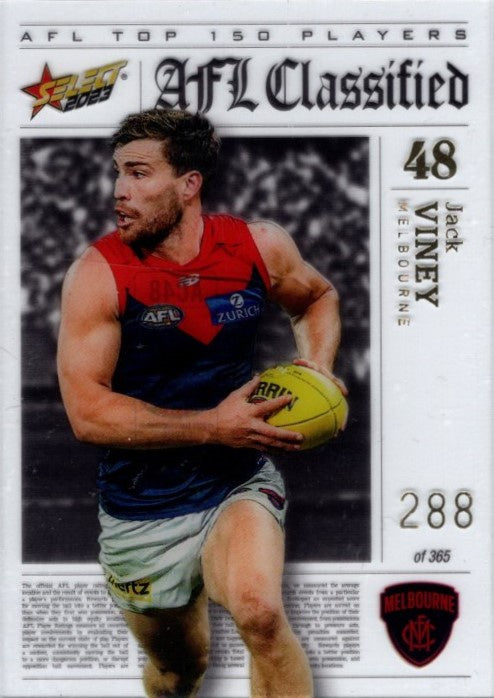 Jack Viney, AFL Classified, 2023 Select AFL Footy Stars