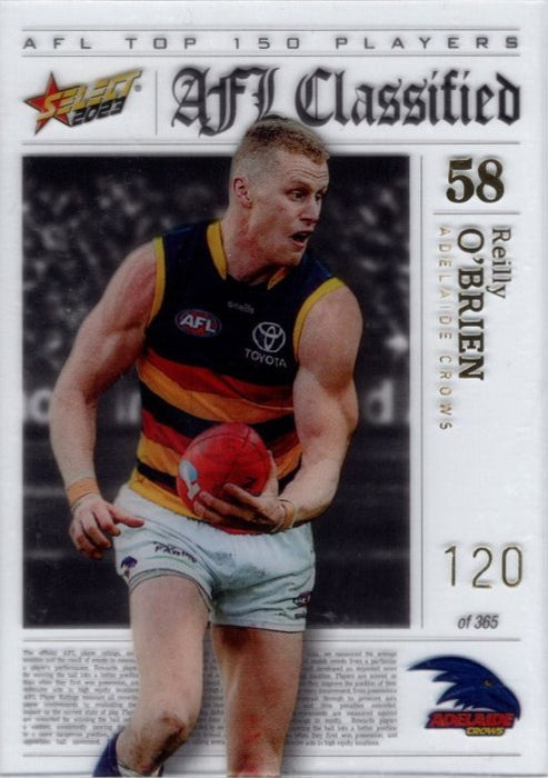 Reilly O'Brien, AFL Classified, 2023 Select AFL Footy Stars