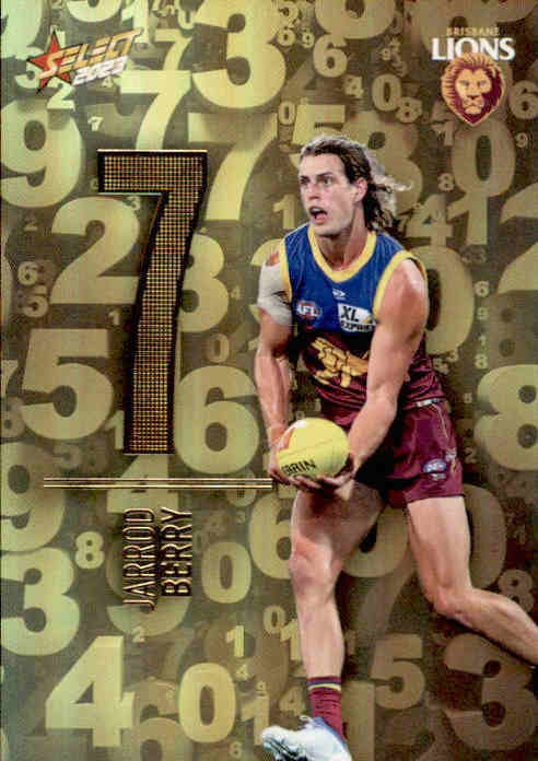 Jarrod Berry, Numbers, 2023 Select AFL Footy Stars
