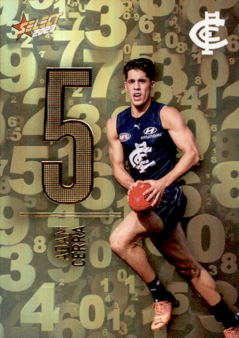 Adam Cerra, Numbers, 2023 Select AFL Footy Stars #42