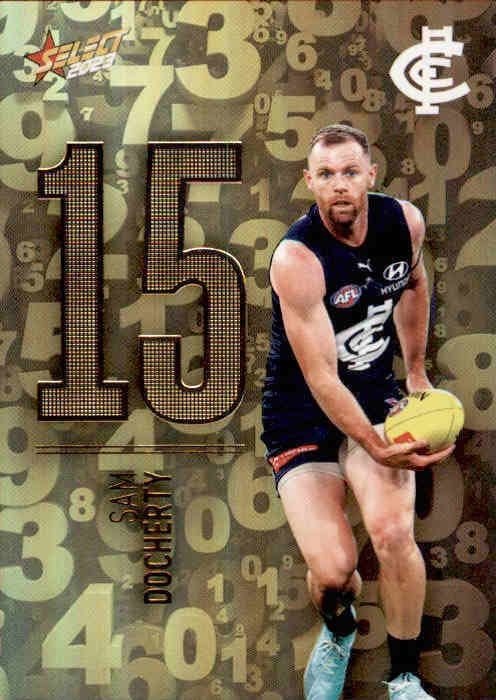 Sam Docherty, Numbers, 2023 Select AFL Footy Stars
