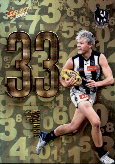 Jack Ginnivan, Numbers, 2023 Select AFL Footy Stars